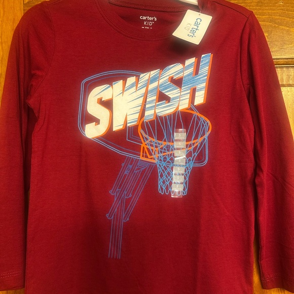 Carter's Long Sleeve Graphic Shirts- 4 Pack of Shirts NWT - Picture 10 of 12